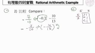 有理數四則實戰 Rational Arithmetic Example (1)