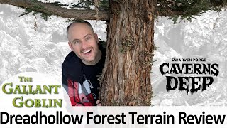 Dreadhollow Forest Terrain Review (featuring WizKids setting minis) - Dwarven Forge Caverns Deep