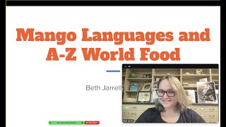 Learn Library Services: Mango Languages and A-Z World Foods