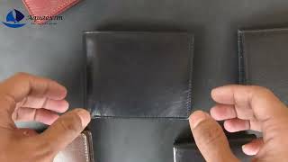 Genuine Leather Wallets For Men With RFID/ Slim, Shiny \u0026 Smooth