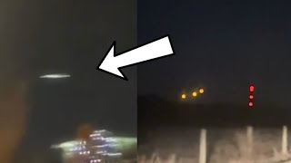 A UFO that is stationary over the city in Russia! Dozens of UFOs in San Diego