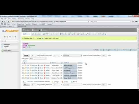 Displaying records from a MySQL Database with PHP Displaying records from a MySQL Database with PHP