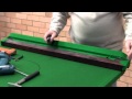 How to Re-Cloth a snooker billiards or Pool Table Part 2 of 4