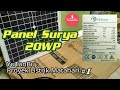 Panel Surya 20 WP - Hitung BEBAN-nya, AKI-nya, dan SCC-nya!