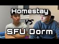 SFU Dorm/Residence (Tour!) vs. Homestay (Pros and Cons)