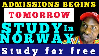 STUDY IN NORWAY FOR FREE|BSC AND MSC IN ENGLISH|NO TUITION FEE|NO APPLICATION FEE