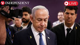 Live: Israeli prime minister Netanyahu testifies in corruption trial amid Gaza war efforts