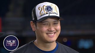 Shohei Ohtani is a World Series champ!!! | MLB Tonight