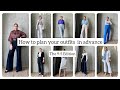 Office capsule wardrobe planning and style ideas- How to plan your office outfits in advance.