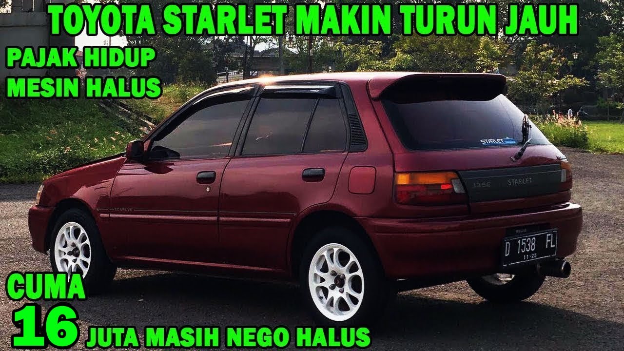 HARGA MOBIL BEKAS STARLET HANYA 16 JUTA SUPER MEWAH DAN BERKUALITAS ...