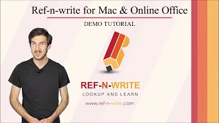 Ref-n-Write for Mac & Online Office - Complete Tutorial & Demo (Step-by-Step)