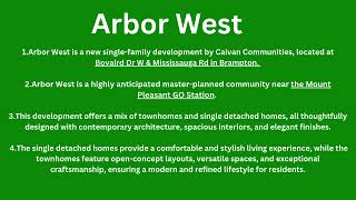 Arbor West BRAMPTON #ARBORWEST#BRAMPTON#FIRSTTIMEHOMEBUYER#townhomes #detached #investmentproperty