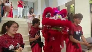 Traditional Lion dance CNY Town villa 2025