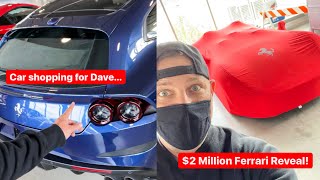 Dave SUPERCAR SHOPPING... Damon REVEALS $2,000,000 SPECIAL FERRARI...