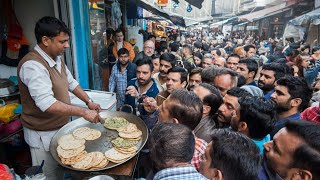 Cheapest Punjab Street Food Breakfast at Roadside | Billa Saag Paratha | 70 Rs For Aalo Saag Paratha