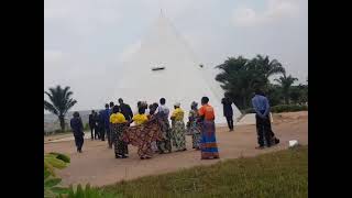 Eujc Mwene-ditu.  inauguration du pyramide.