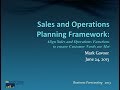 Sales and Operations Planning Framework