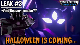 THE THIRD HALLOWEEN 2021 EVENT LEAK IS HERE!! (Tower Defense Simulator - ROBLOX)