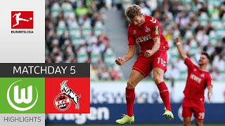 VfL Wolfsburg - 1. FC Köln 2-4 | Highlights | Matchday 5 – Bundesliga 2022/23