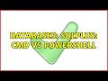 Databases: SQLPlus: Cmd vs PowerShell