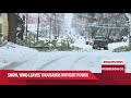 West Michigan's lakeshore slammed with heavy snow on Halloween