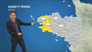 Bulletin météo pour le samedi 1er février 2025