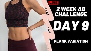 ABS IN 2 WEEKS | DAY 9 | WORKOUT #WithMe CHALLENGE