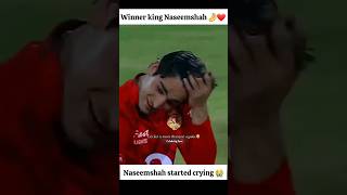 Naseemshah started crying wining PSL 9 🤌😭