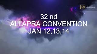 32-മത് അല്ലപ്ര കൺവെൻഷൻ | 2024 ജനുവരി 12,13,14 തീയതികളിൽ അല്ലപ്ര മട്ടമ്മേൽ ഓഡിറ്റോറിയത്തിൽ നടക്കുന്നു