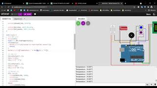 CPE345 | Arduino [ระบบแจ้งเตือนเมื่อมีอุณหภูมิสูง โดยสามารถปรับค่าระดับอุณหภูมิที่จะแจ้งเตือนได้]