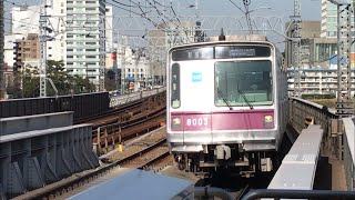 【半蔵門線開業当初の車両は実はメトハチじゃない】東京メトロ8103F各停長津田行き　二子新地駅到達