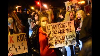 Protest w Przemyślu. Tłum przeszedł przez miasto