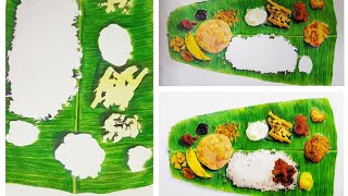 Onam Sadhya Drawing | Onam drawing | AM STUDIOZ