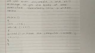 #video 57 # C programming (*incrementing using while loop*)