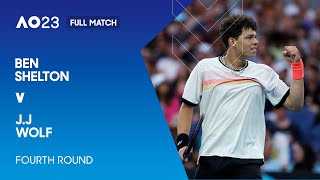 Ben Shelton v J.J Wolf Full Match | Australian Open 2023 Fourth Round