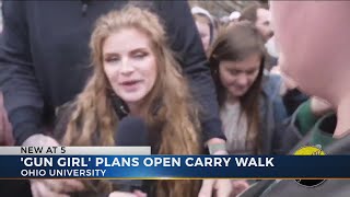 'Gun girl' Kaitlin Bennett says she plans open carry walk at Ohio University