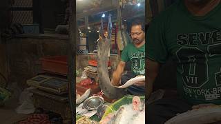 🔥😱 The Real Testy World Famous Fish!! Big Size  Hilsa (Ilish) Fish Cutting Skills 😱 #shorts