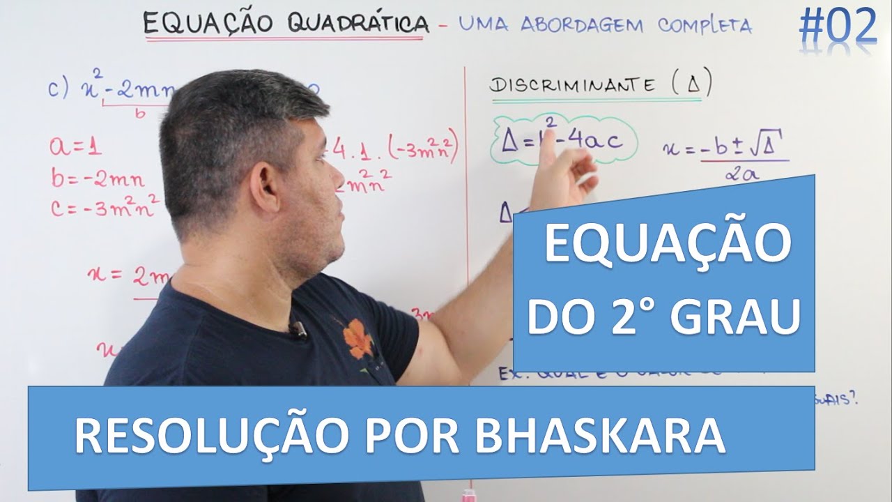 📊 Aprenda Bhaskara De Vez! 🔷 Resolução De Equação Completa Do 2° Grau E ...