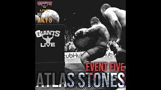 Strongman News | Giants Live Wembley 2019 | Event 5 Update | Atlas Stones