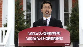 WATCH: Canadian Prime Minister Justin Trudeau provides a COVID-19