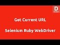 Selenium Ruby Get Current URL