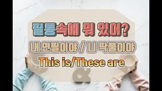 세가영 회화 6 - 이건 내 연필, 저건 니 딱풀#this#these#that#those#학용품영어#소유격