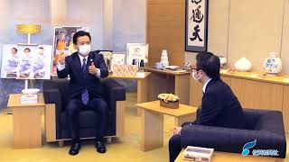 【ノーカット】佐賀県の山口祥義知事と長崎県の大石賢吾知事が初会談　九州新幹線長崎ルートなど意見交換（2022年3月23日）