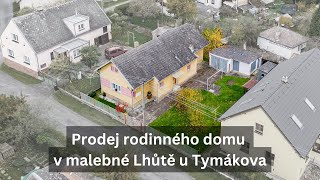 Prodej rodinného domu v malebné Lhůtě u Tymákova