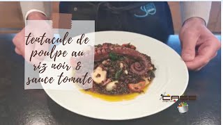 Recette de tentacule de poulpe au riz noir