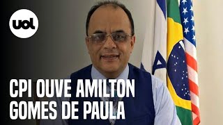 CPI da Covid ouve Amilton de Paula, reverendo citado em relato sobre oferta de vacina ao governo