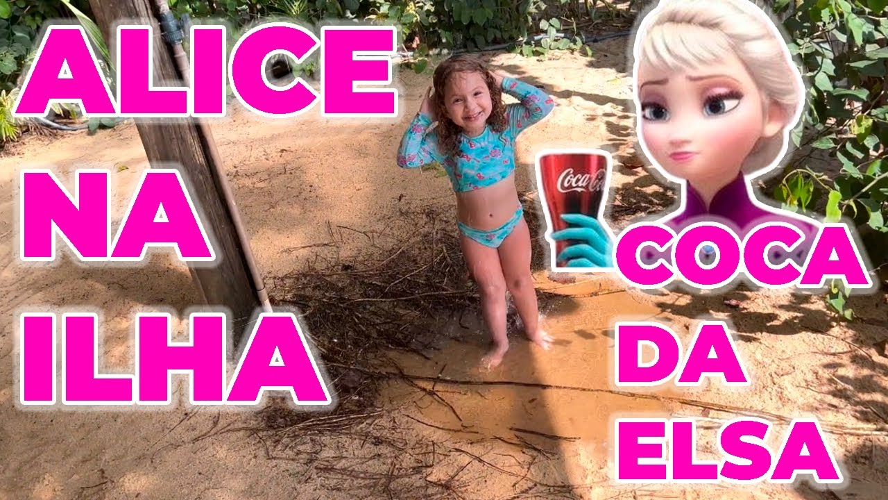 Alice Tomou A Coca Da Elsa E Visitou Ilha Privada Youtube