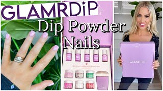 HONEST Glamrdip DIY dip powder kit review *Weekly Vlog* | Jess & Tribe