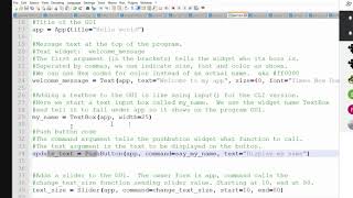 Python Programming GUI with guizero. Class GUI-01