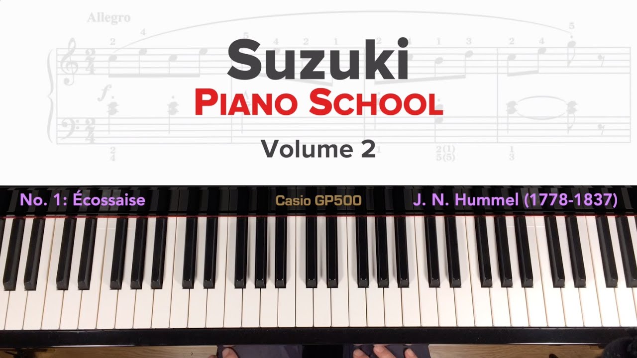 Suzuki Piano School, Book 2 (complete) - YouTube